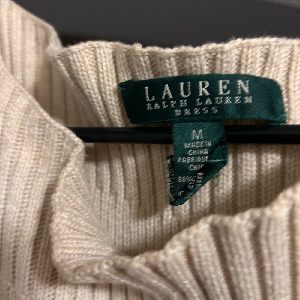 Ralph Lauren sweater dress.